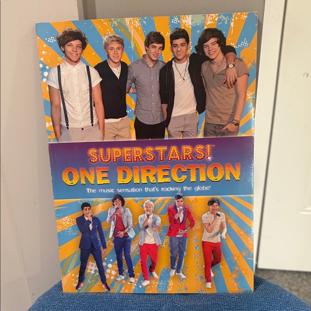 One Direction Superstars Paperback Book 2013